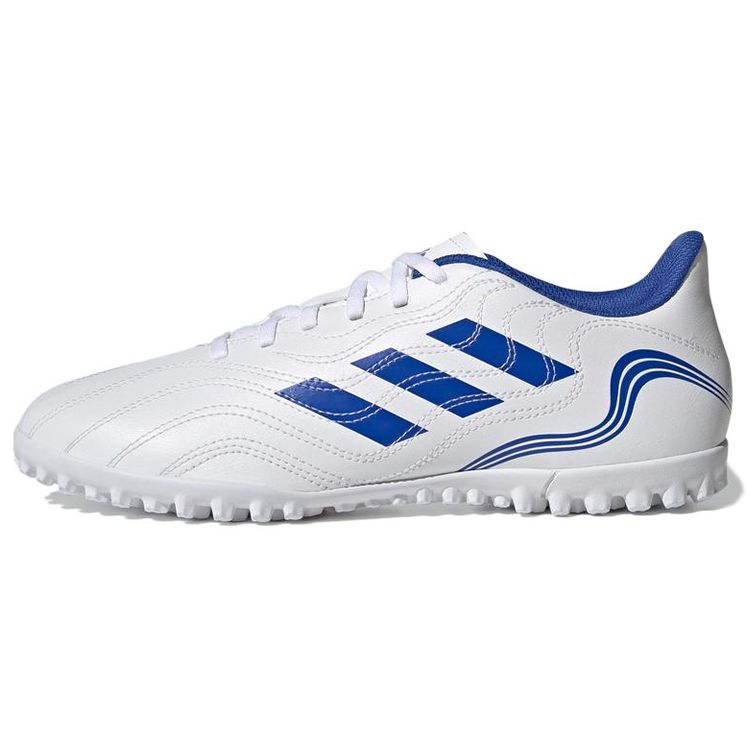 Adidas Copa Sense.4 Comfortable TF (Rubber Studs) Slip-Resistant Durable Support Football Shoes Men Football Shoes White Blue GW7389