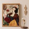 Diamond Painting 5D DIY Snow White Diamond Painting Set Suitable for Adults/Beginners Creative Gift Home Decoration