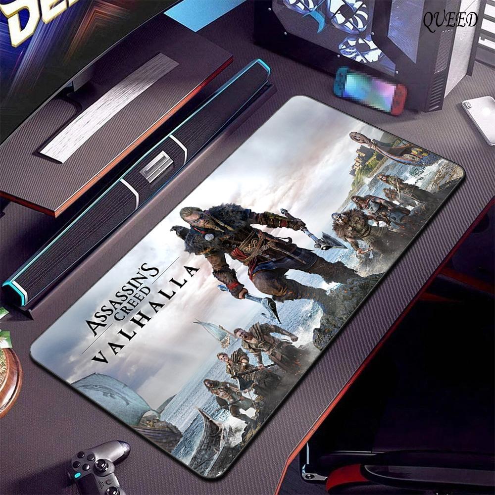 900x400 Large Mouse Pad A-Assassin S -Creed Gaming Mousepad Speed Desk Mat Laptop Gaming Mats For Office Carpet Desk Accessories