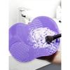 Nettoyeur de brosse en Silicone, brosse de lavage de maquillage cosmétique, tapis de nettoyage de Gel, fond de teint, planche à récurer