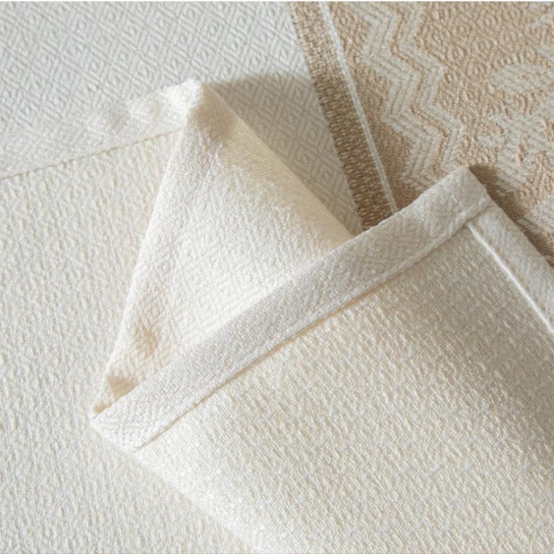 Nordic Style Imitation Cotton Linen Fabric Tablecloth Waterproof Oil Proof Table Cloth Tea TableCover Cloth Rectangular Thermal Insulation Tablecloths