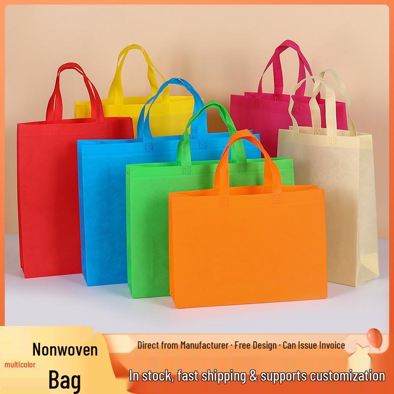Customizable Eco-friendly Non-woven Tote Bag with 3D Design and Logo for Promotional Use