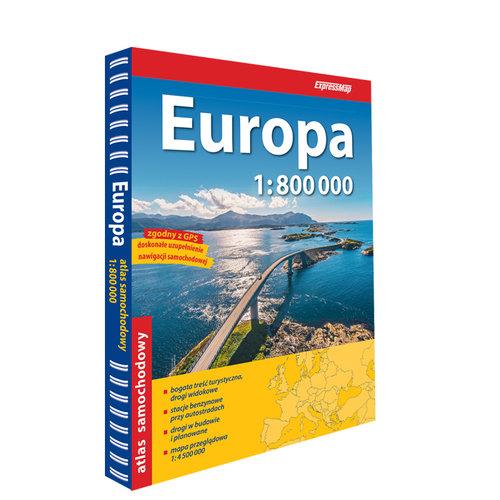 Europe Road Atlas 1:800,000