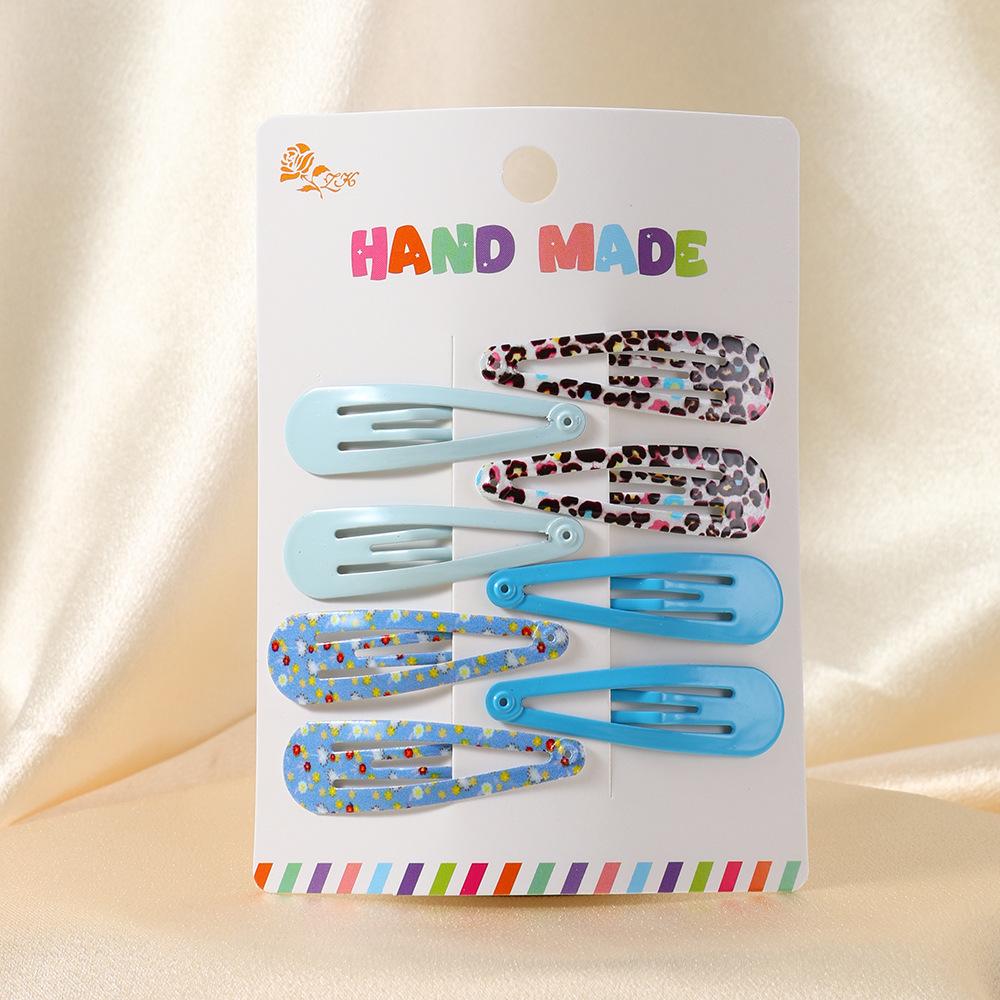 

Cute Floral Fruit Print Hair Clips for Girls - Cartoon Hair Accessories