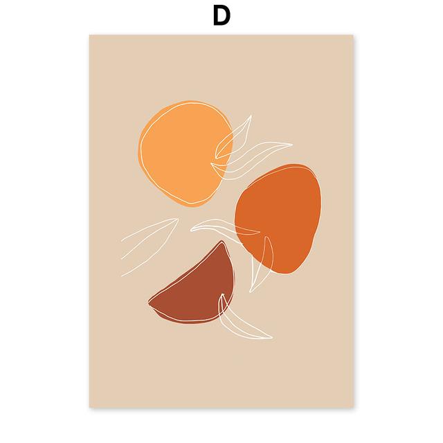 Abstract Girl Monstera Leaf Boho Vintage Nordic Posters And Prints Wall Art Canvas Painting Wall Pictures For Living Room Decor