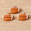 5Pieces Football Pendants Jewelry Making Part Fashion Accessory Perfect for Unique Jewelry Making and Craft Accessories