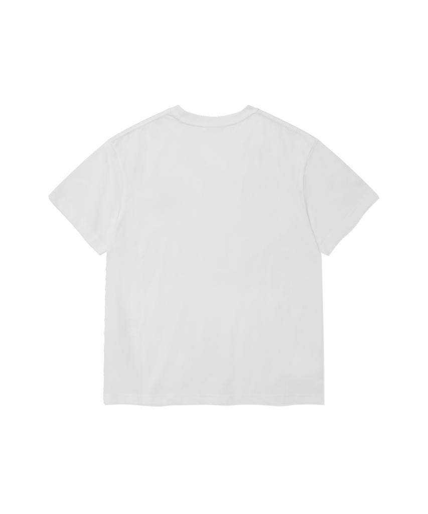 COVERNAT WOMAN Cool Cotton Small Clover Heart T-Shirt White