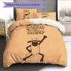 Shaun the Sheep2 Pattern Bedding Quilt Set  Home Decoration  Gift (1 * duvet cover + 2 * pillowcase  without core)