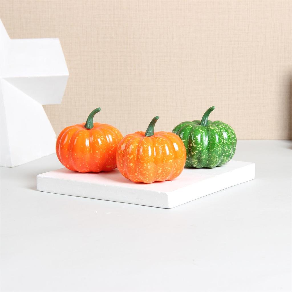 Foam Pumpkin Model - Halloween & Christmas Decor, Photography Props, Fake Fruit & Vegetable Toy