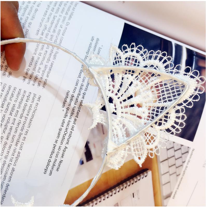 Spitzen Katzenohren Stirnband: Niedliches Catwoman-Accessoire für Weihnachtsfeiern