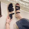 Fashion Big Size Beach Shoes Slippers Flat Slipers Women Slides Fashion Lady Sabot 2025 Soft Luxury Girl Rome Scandals Slippers Casual B