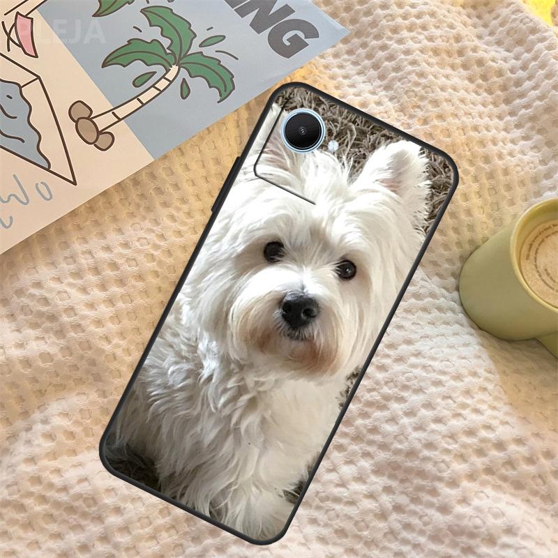 Westie Dog Case For Realme C67 C63 C55 C51 C75 C61 C53 C35 C65 C71 11 12 13 14 15 Pro Plus GT6 GT7 Pro