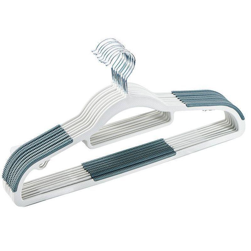 Extra Thick Non-Slip Metal Clothes Hanger for Balcony Storage