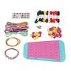 Friendship Bracelet Making Kit with 30 Strings Roped 13 Colorful Nails 30 Colorful Pegs Jewelry Stri