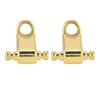 2PCS Roller String Tree Retainer with Screw Accessory for Electric Guitar Bass (Gold)