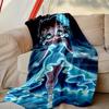 1pc Betty Boop Blanket, Home Printed Throw Blanket - Soft Blanket Gift for Family, Washable Sofa Bed Blanket
