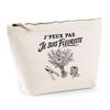 Toiletry Bag - PLANETEE - I Can't I'm a Florist - Beige - 100% Cotton - 3 L