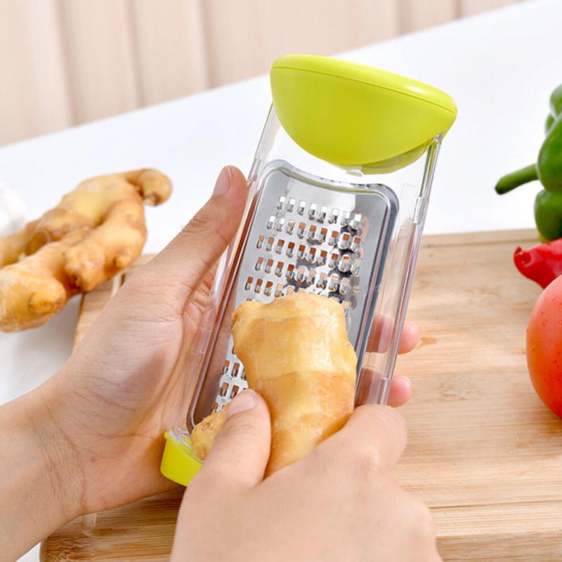 Regndroppar Vitlök Ingefära Rivjärn Rostfri Lätt att Rengöra