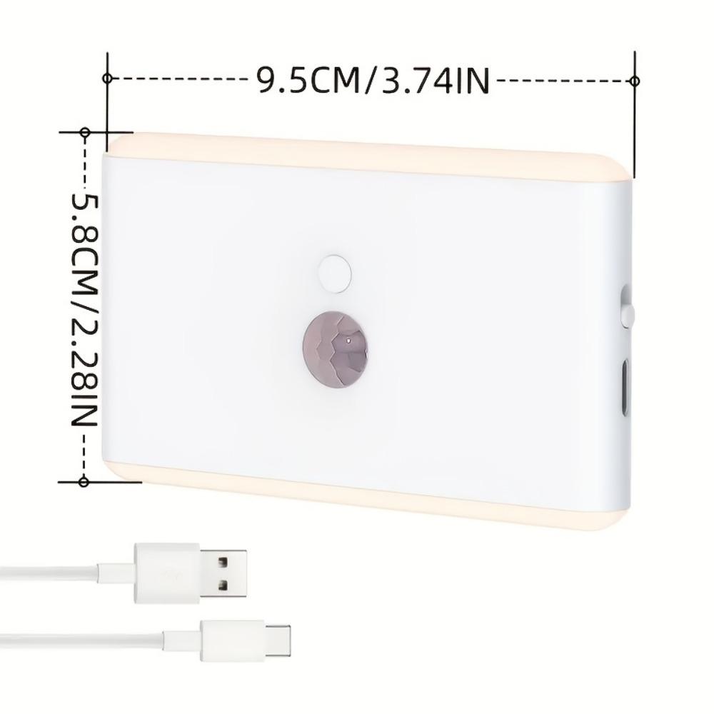 New Product Up and Down Illuminated Charging Night Light RGB Human Body Sensor Light Infinite Dimming Atmosphere Sensor Lights