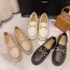 2023 Autumn/Winter Women's Thick Sole Loafers: Versatile British Style & Fashionable Soft Sole Southeast Asian Design.