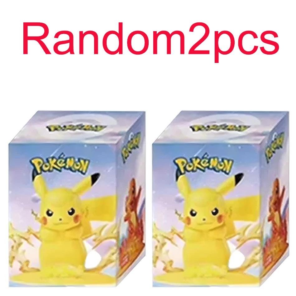 12Pcs Pokemon Action Figure Blind Box Pikachu Anime Models Desktop Decoration Kids Gift