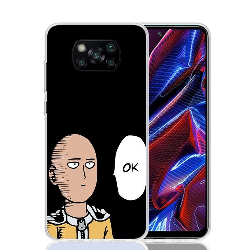 

1 Punch Man Anime Phone Case For Xiaomi Poco X7 X6 X5 Pro F7 Ultra Redmi 15C 15 13 13C 12 12C 10 10A 10C 9 9A 9C 9T Cover Poco X Redmi 13C