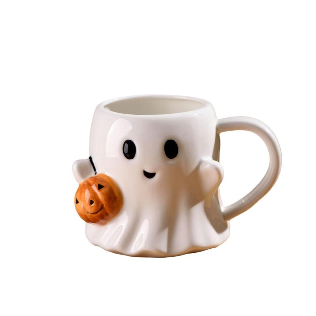 Pumpkin Halloween Water Cup Phantom Mug Creative Coffee Cup Weird Couple Cup