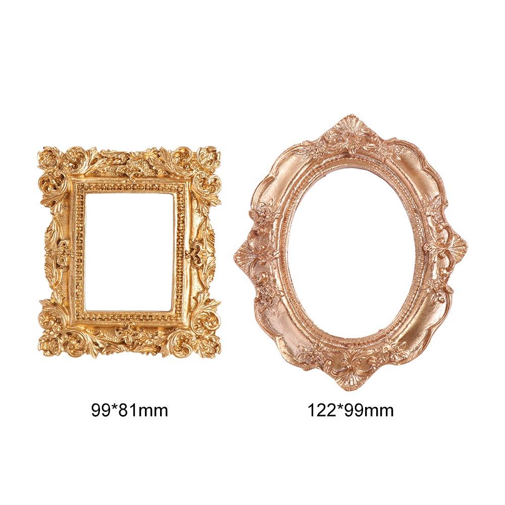 Women Exquisite Resin Nail Tips Display Board Hollow Embossed frame Photo props Nail photo frame