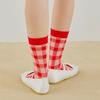 Check yL'EAU Socks PINK&RED