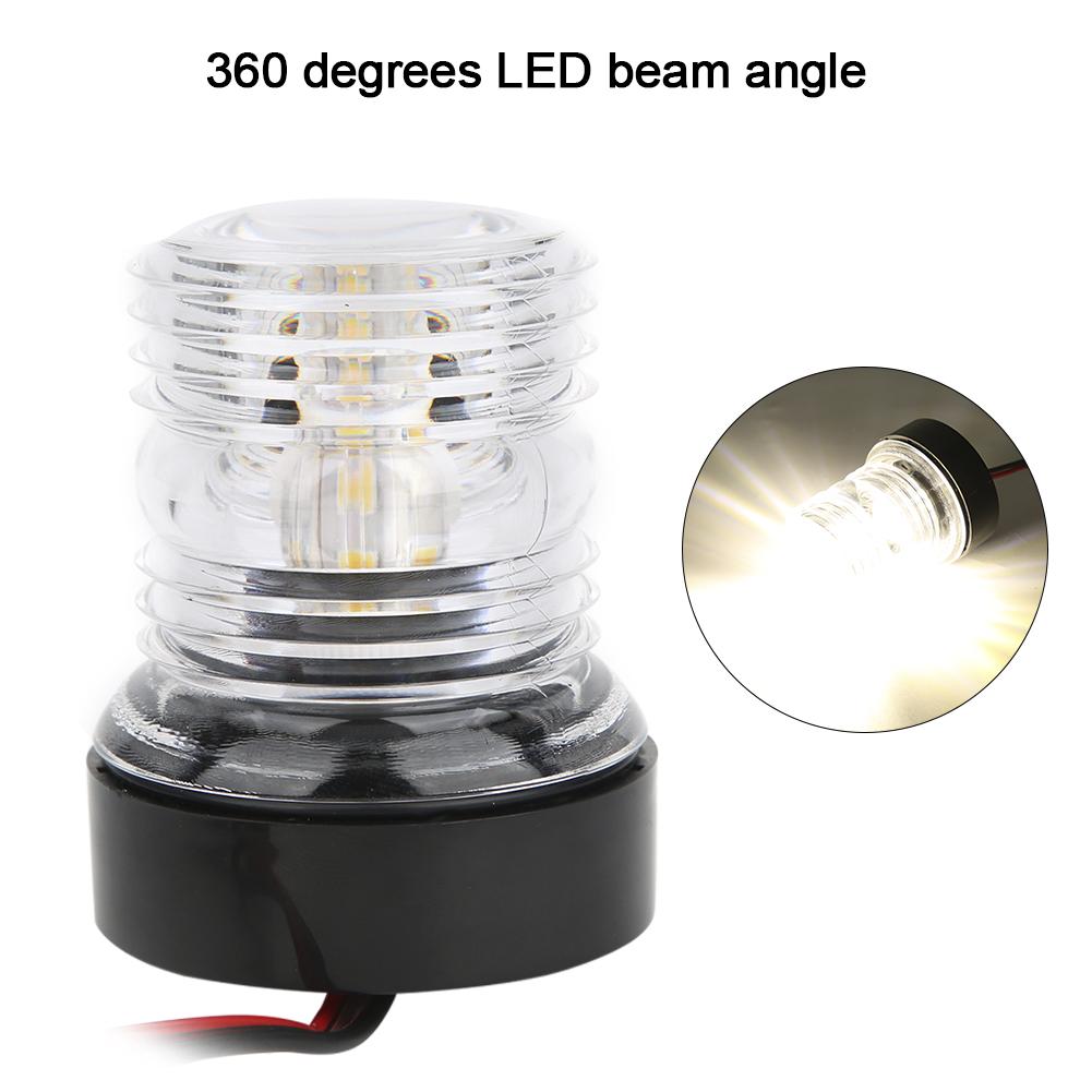 LED Signal Light 360 Degrees IP66 Protection 5W Lamp for Yacht Boat DC12V 24V