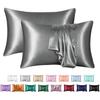 1 PCS Silk-like Pillowcase Pillow Cover For Bed Decor Silky Satin Hair Beauty Pillow Case Comfortable Pillow Case Home Bedding