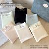10A Antibacterial Ultra-thin Macaron Color Ice Silk Women's Boxer Briefs - Breathable & Skin-friendly.