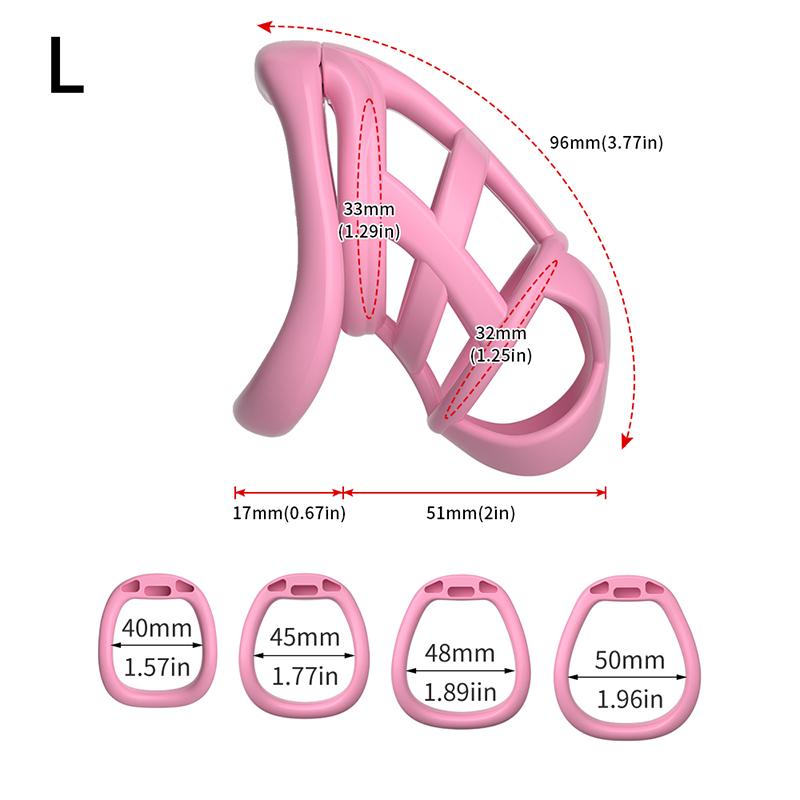 Male Chastity Cage Sex Toys Sissy Femboy beginner flat chastity cage belt Cock Cage man Urethra lock Penis Rings Men Adult Goods