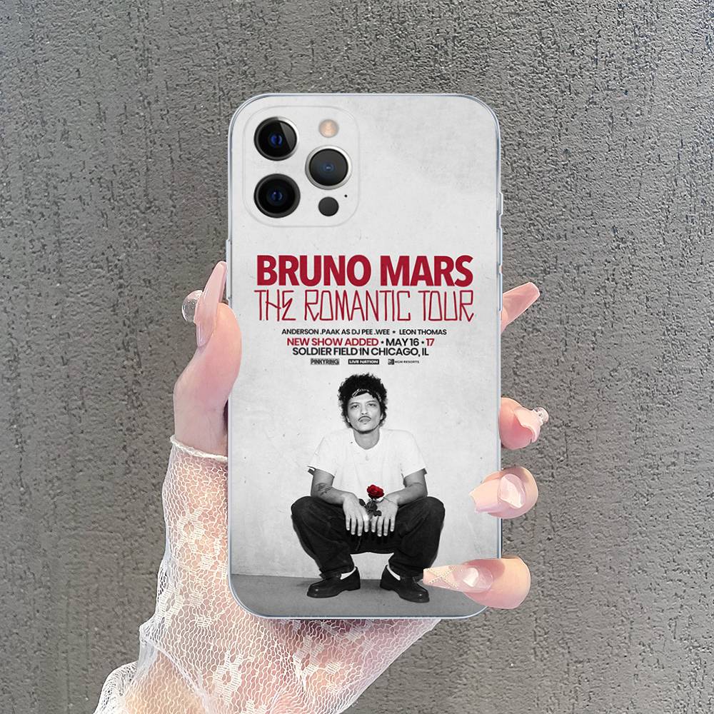 Berömt Bruno Mars Det Romantiska Telefonfodral För IPhone 17 16 14 11 12 13 15 Pro Max 14 Plus 17 Air Cover