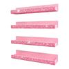 4 Pieces Clear Acrylic Nail Paint Rack 15 Inch Storage Box For Makeup And Display Use Essential Oil Holder