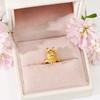 Porti Solid Gold 24k 1.875g Horse Zodiac Star Ring