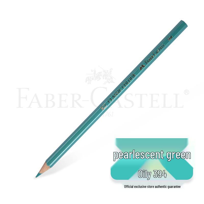 Faber-Castell Art Oil-Based Colored Pencils Set - Red, White, Black, and 60 Single and Complementary Colors.