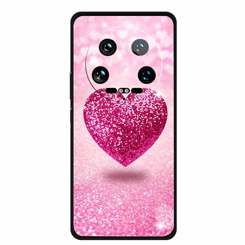 For Xiaomi 14 Ultra 5G Case 6.73''Animals Painted Silicone Soft TPU Coques for Xiaomi 14Ultra Shockproof Cover Shells Cool Wolf