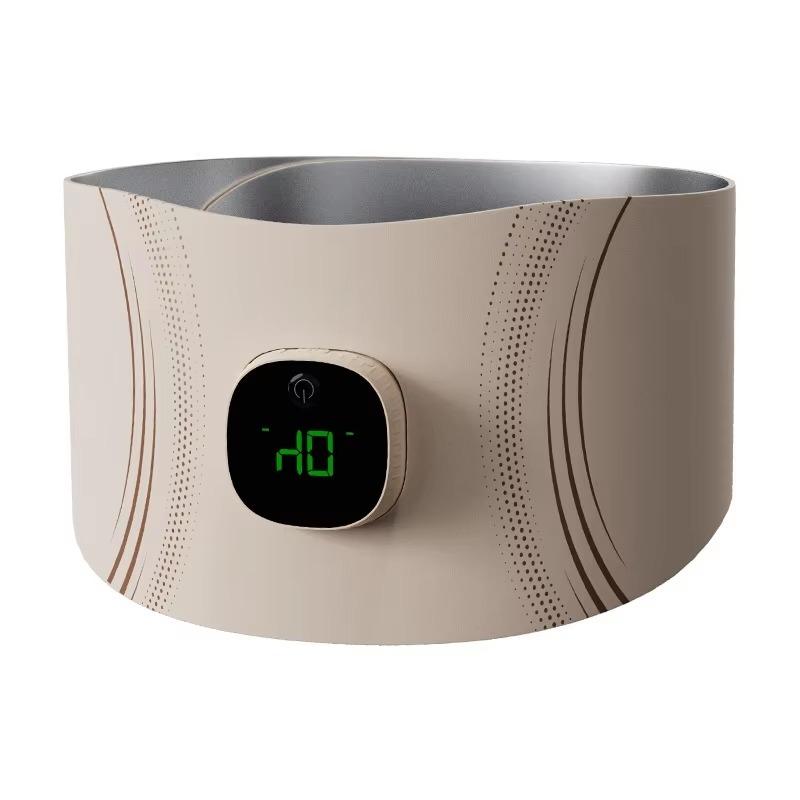 EMS Pulse Microcurrent Waist Massager Sweat Waist Support Abdominal Compression Belt Electric Gua Sha Training Tool