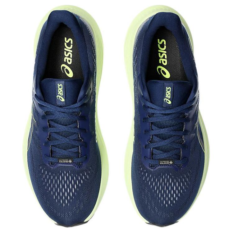 Asics GT 2000 12 GORE-TEX Blue Expanse Safety Yellow Men Sneakers 1011B687-400