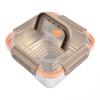 Easy To Carry 304 Stainless Steel Food Container with Leakproof Lid