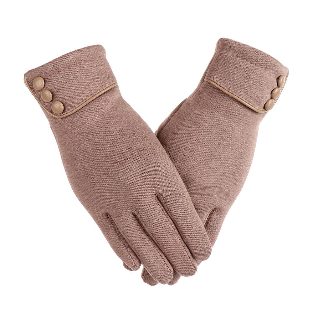 Women Winter Warm Gloves Driving Ski Windproof Gloves Touch Screen Fleece Lined Thermal Mittens Gloves