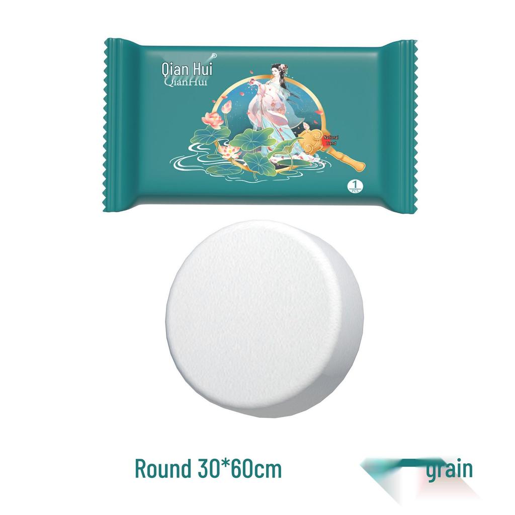 Individually Packaged Disposable Compressed Cotton Face Towels - Soft, Absorbent, Thickened for Travel