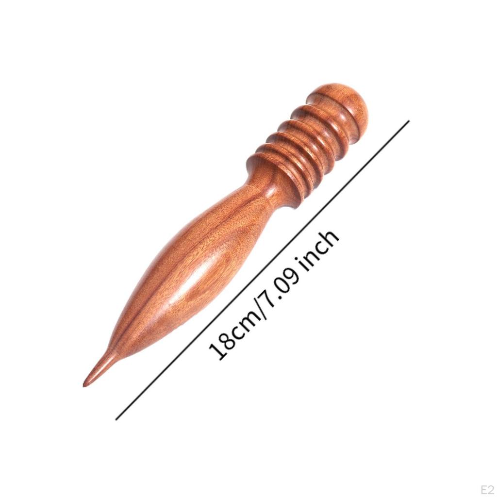 Leather Edge Polishing Tool Professional Wood Multiuse Lightweight Burnishing