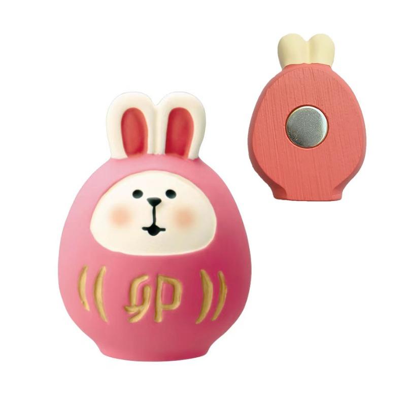 Japanese cat refrigerator sticker, grocery zakka cute bread coffee shop decoration gift miniature resin ornament