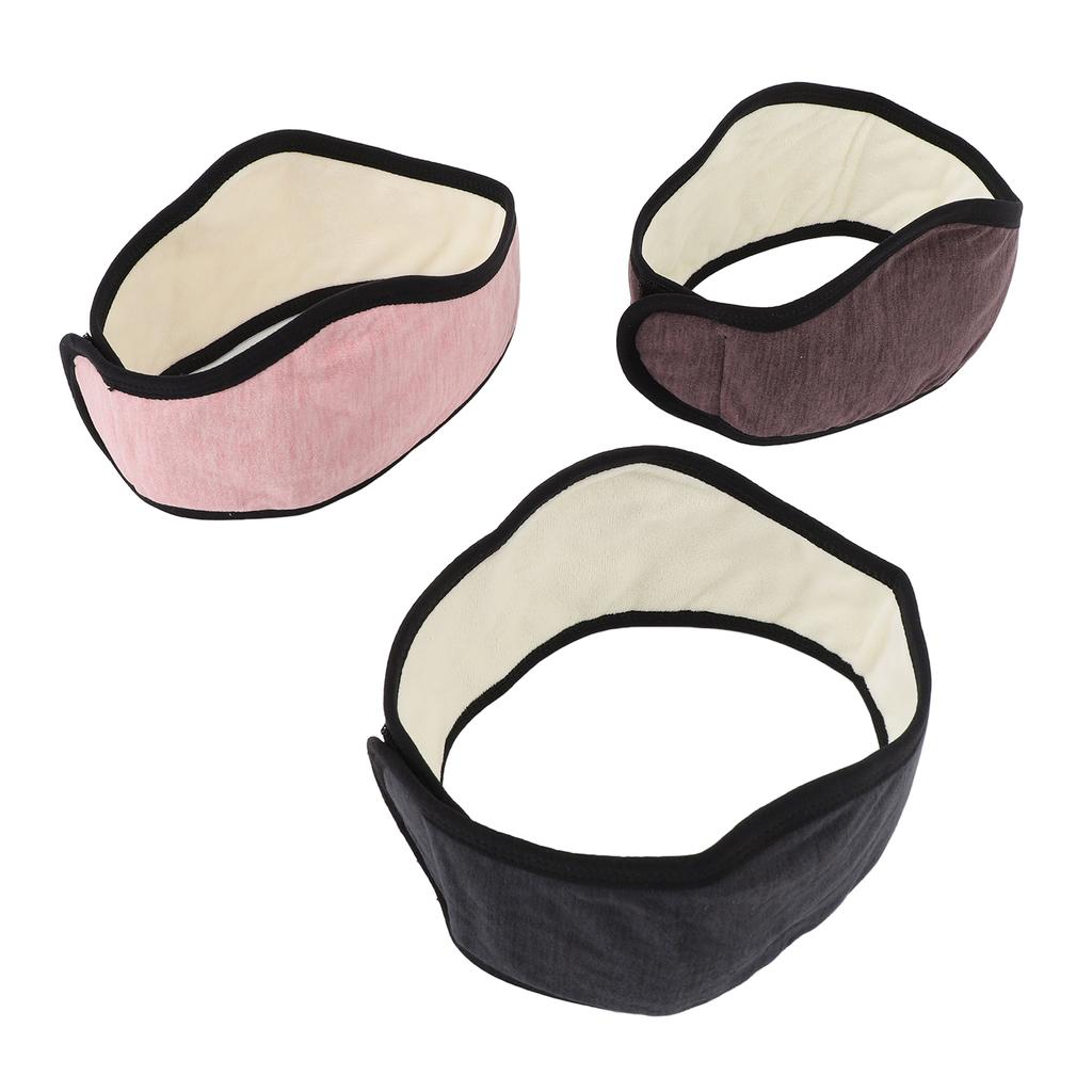 3pcs Winter Headband Ear Warmer for Sleeping Cycling Noise Reduction Soft Stretchy Soundproof Sleep