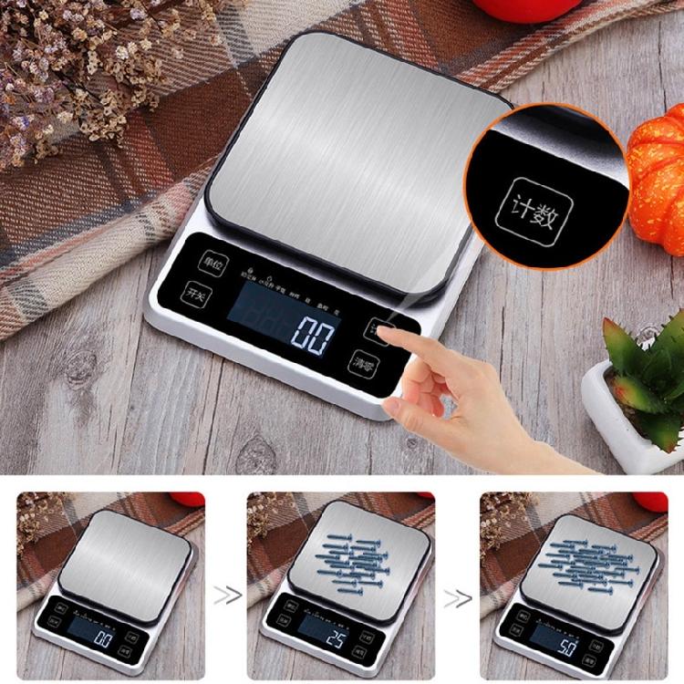 Electronic Postal-Scale Stainless Steel Digital Scale with LCD Backlight Display