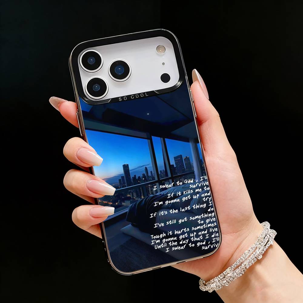 S-Survive Lewis C-Capaldi Phone Case For iPhone17, 16,15,14,13,12 Pro Max Black Candy Matte Shockproof Cover
