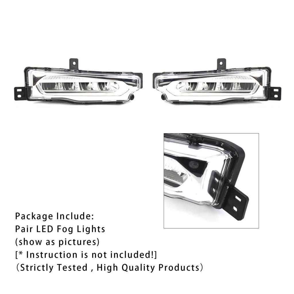 LED Front Bumper Fog Lights For BMW X3 G01 G08 X4 G02 2018-2019 63177412528