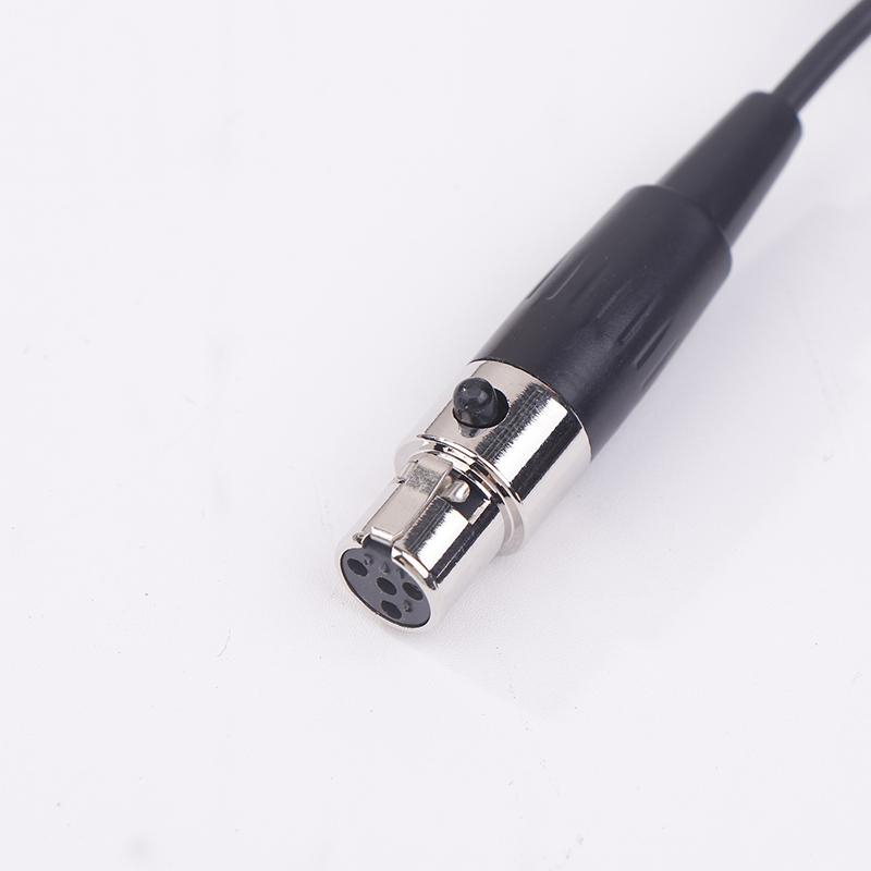 Professionelles Lavalier-Ansteckmikrofon für Akg Sennheiser Shure Drahtlosen Taschensender Mini 3-Pin XLR Verriegelbar 4-Pin